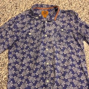 Stapleford Workwear to the State Paisley Long Sleeve Button up